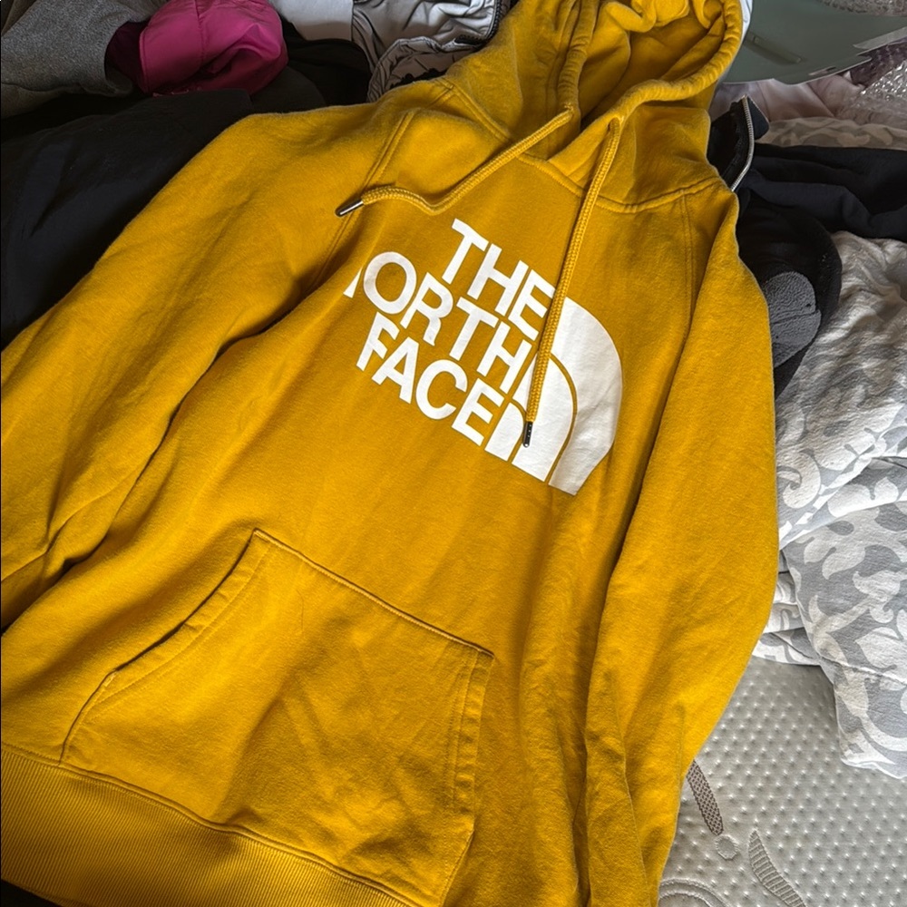 The North Face Yellow Hoodie